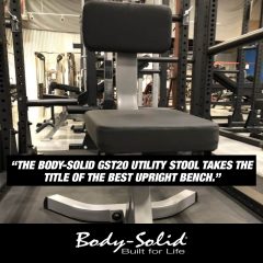 Body-Solid GST20 Utility Stool Named Best Upright Weight Bench